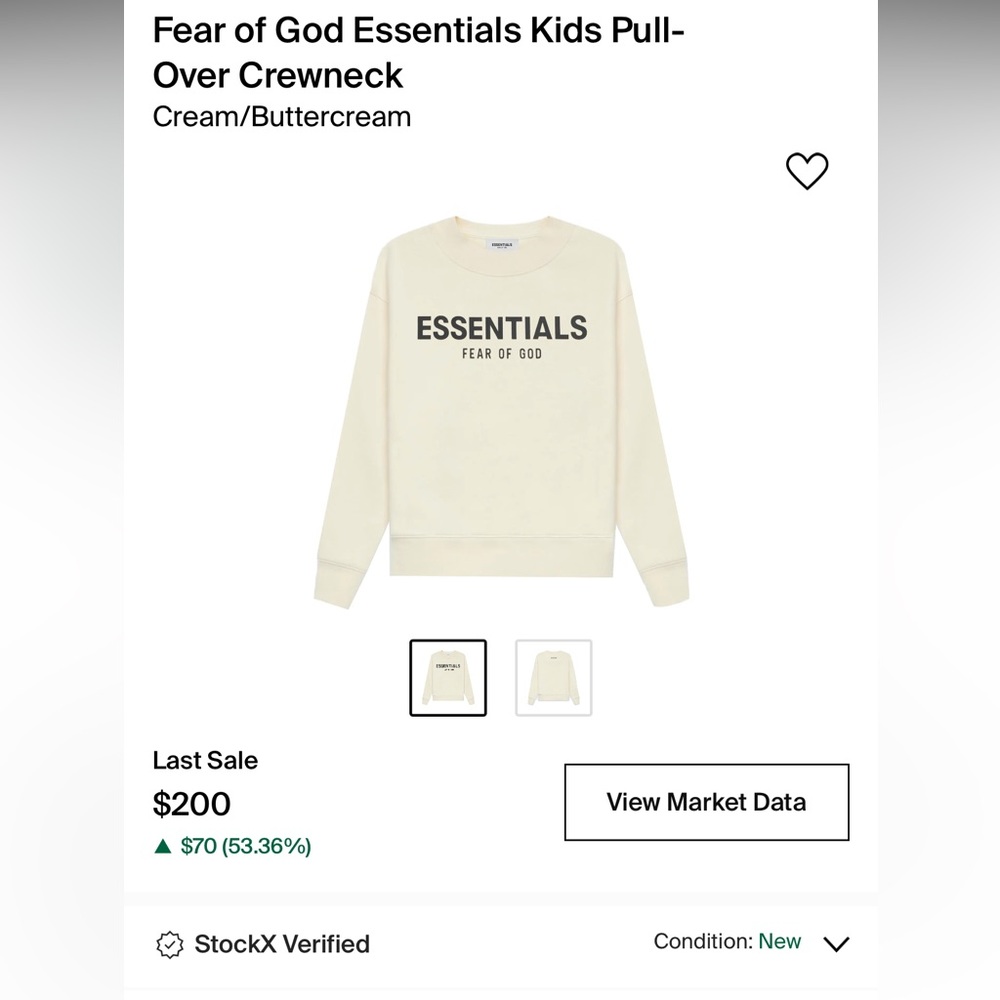 Essentials Fog Crewneck - image 2